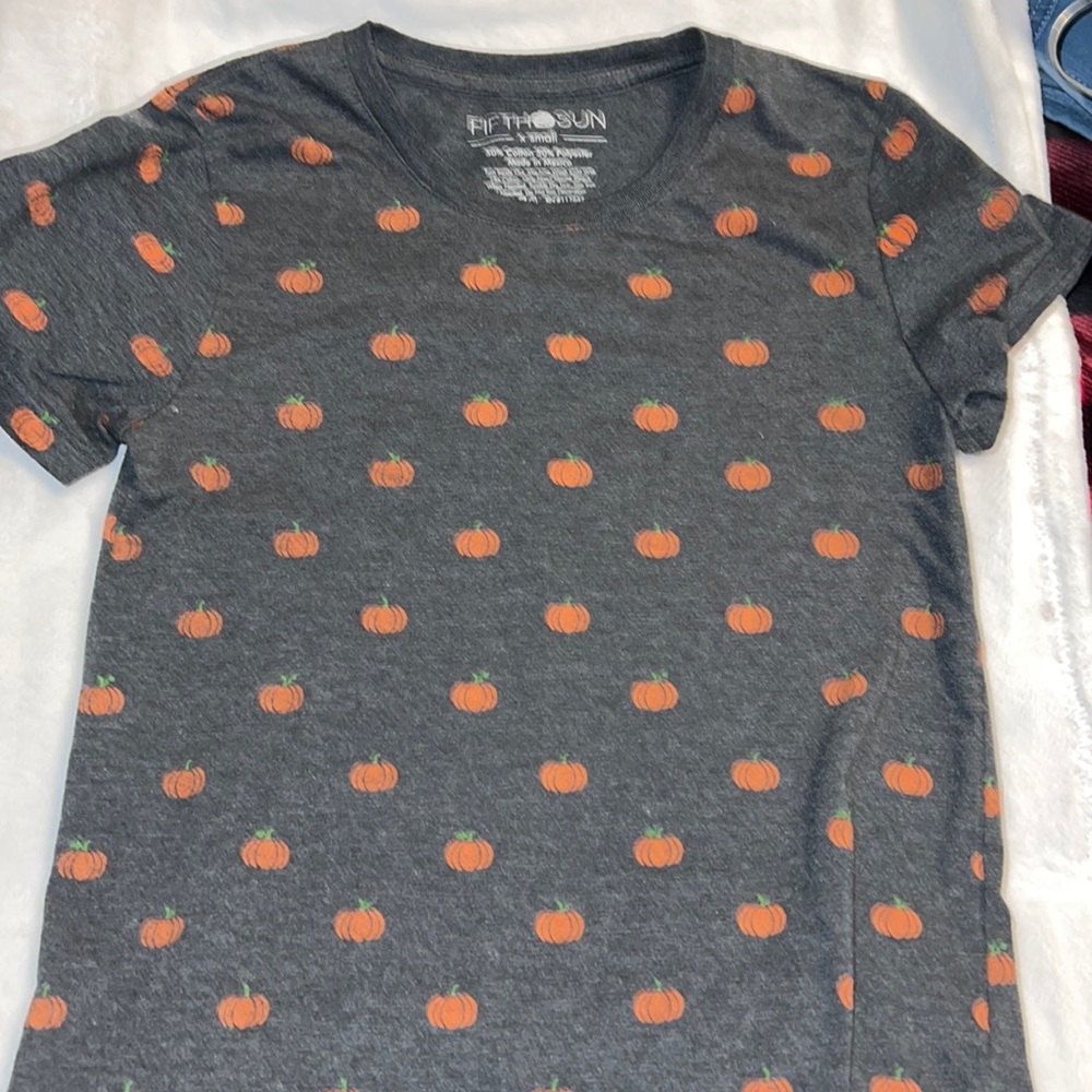 Pumpkin Tee SZ XS
